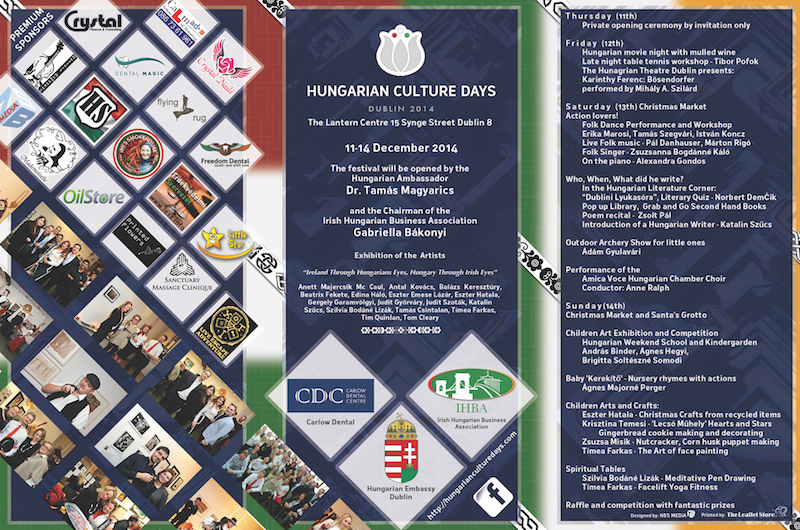Invitation to the Hungarian Culture Days 2014 Dublin