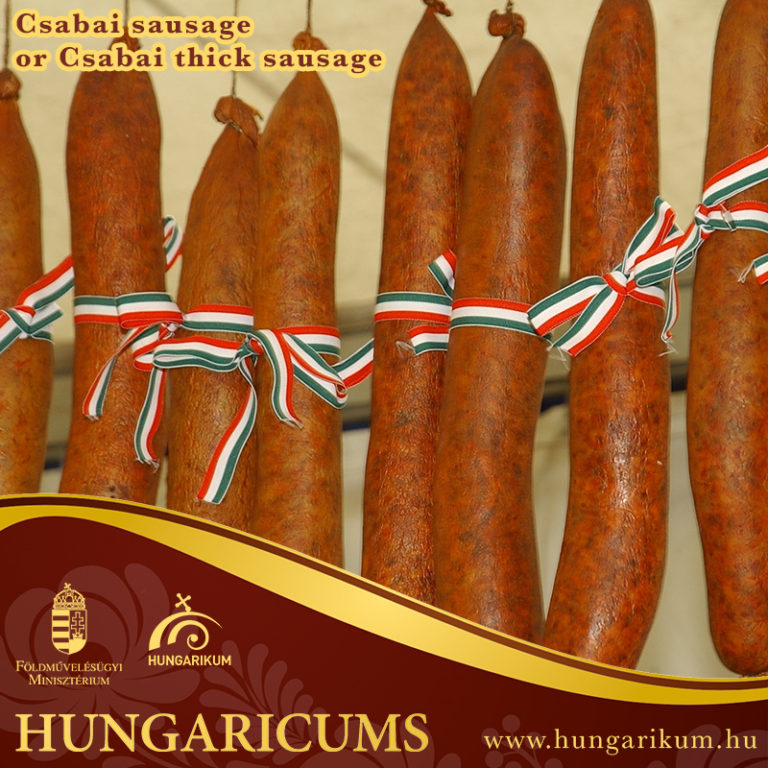 Hungaricum – Csabai sausage or Csabai thick sausage
