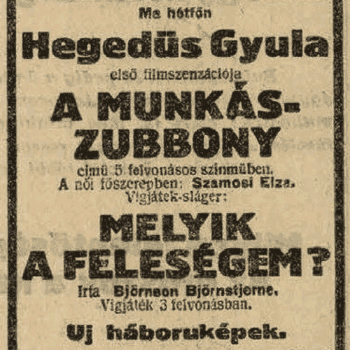 102 Year old Hungarian film discovered in the netherlands